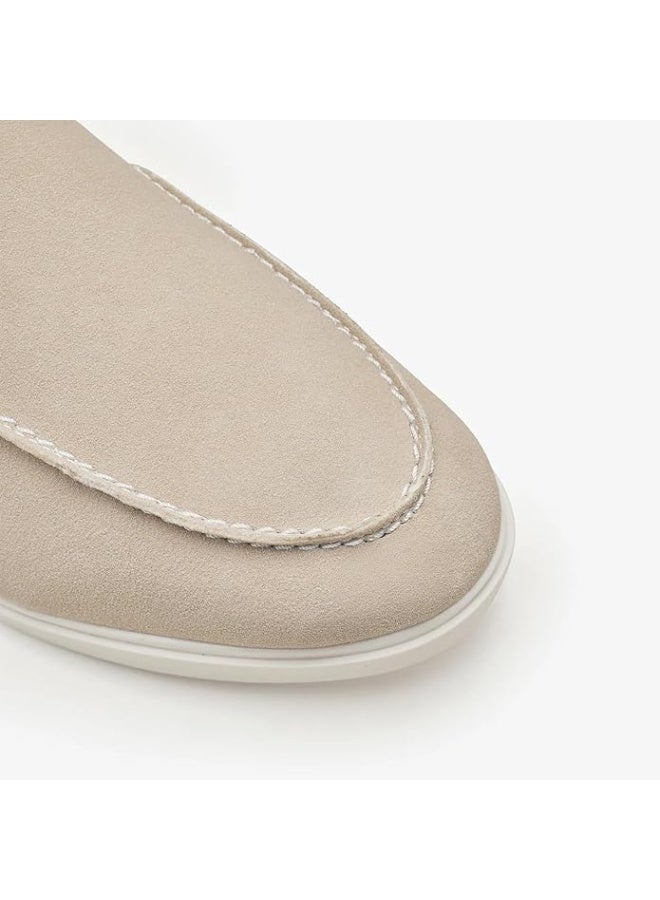 نديور حذاء رجالي بدون كعب من إندور، حذاء كاجوال سهل الارتداء بنعل أبيض - Image 3